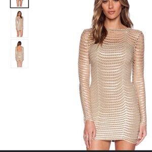 SKY - KHALIDA DRESS IN GOLD - SIZE XL
